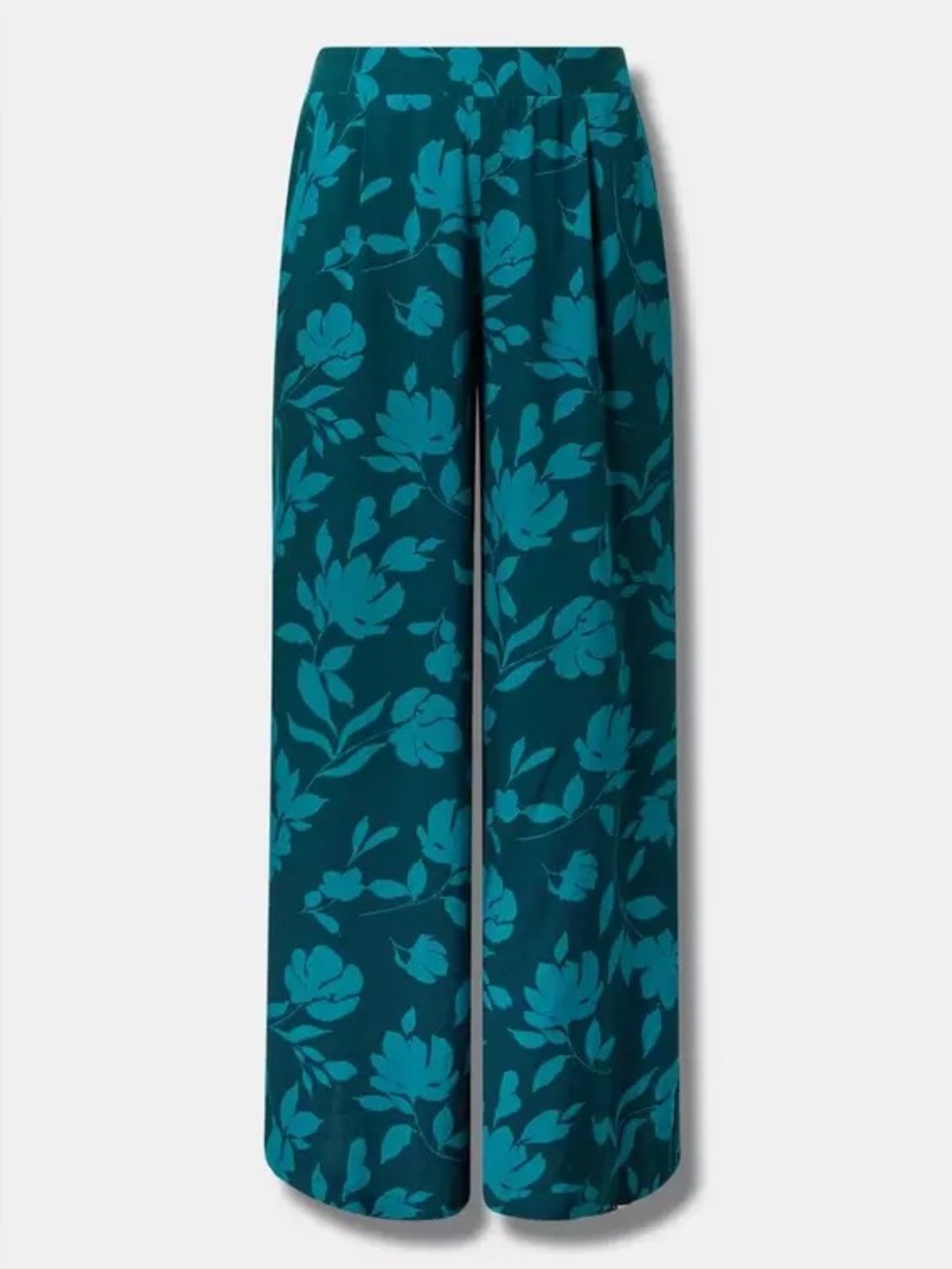Torrid High-Rise Pull-On Wide-Leg Pants – Vanessa Floral Match To Paper – Size 0